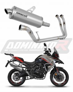 Benelli TRK 702 / TRK 702X 2023 - 2024 Ligne complète d'échappement Collecteur Silencieux Titane P7 + dB killer