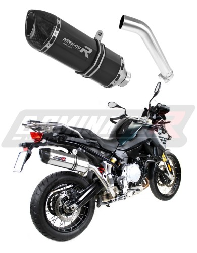 échappement silencieux DOMINATOR homologué noir HP1 compatible avec la moto BMW F850GS Adventure 2016  2020