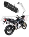 échappement silencieux DOMINATOR homologué noir HP1 compatible avec la moto BMW F850GS 2016  2020