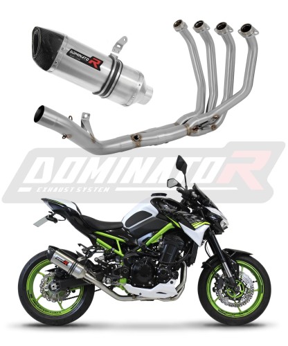 kompletny układ wydechowy z tłumikiem DOMINATOR Full System HP6 pasujący do motocykla Kawasaki Z 900 A2 2017 - 2019