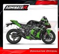 ZX10R EXHAUST Suzuki Muffler Auspuff Sportauspuff Silencer Echappement Silencieux Scarico Scarichi Escape Wydech Tłumik HP8 BLACK 2016 - 2020 Dominator 3