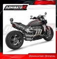 échappement silencieux DOMINATOR titane HP8 compatible avec la moto TRIUMPH ROCKET 3 GT 2019  2024 3