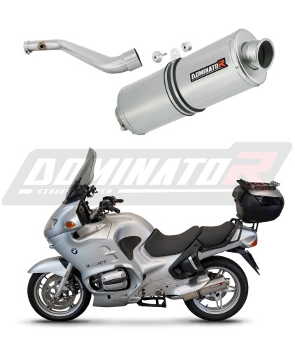 échappement silencieux DOMINATOR ovale compatible avec la moto BMW R1100RT