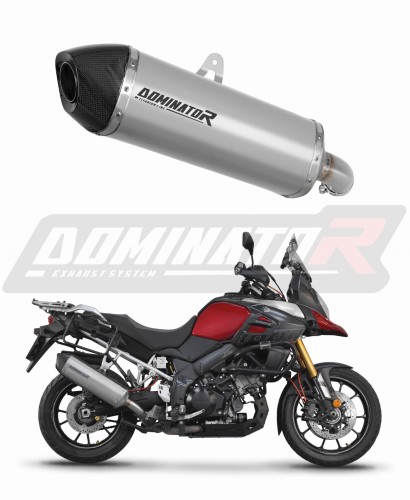 Suzuki DL 1000 V-Strom 2017 - 2020 Exhaust Muffler Auspuff Sportauspuff Silencer Echappement Silencieux Scarico Scarichi Escape Wydech Tłumik Titanium HP7 DOMINATOR EXHAUST SYSTEM