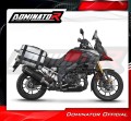 Suzuki DL 1000 V-Strom 2017 - 2020 Exhaust Muffler Auspuff Sportauspuff Silencer Echappement Silencieux Scarico Scarichi Escape Wydech Tłumik HP7 BLACK DOMINATOR EXHAUST SYSTEM 4