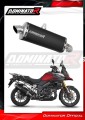 échappement silencieux DOMINATOR P7 noir compatible avec la moto Suzuki DL 1000 VStrom 2017  2020
