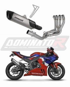 Honda CBR 1000RR-R Fireblade / SP 2020 - 2024 Ligne complète d'échappement Collecteur Silencieux Titane HP6 + dB killer