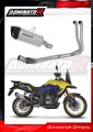 Suzuki V-Strom 800 / DE 2023 - 2024  EXHAUST Collector Manifold Full System Muffler Auspuff Sportauspuff Silencer Echappement Silencieux Scarico Scarichi Escape Wydech Tłumik HP6  Titanium Dominator Exhaust System 1