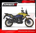Suzuki V-Strom 800 / DE 2023 - 2024  EXHAUST Collector Manifold Full System Muffler Auspuff Sportauspuff Silencer Echappement Silencieux Scarico Scarichi Escape Wydech Tłumik HP6  BLACK Dominator Exhaust System 2