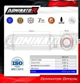 complete exhaust system with muffler DOMINATOR Full System MX2 BLACK fits to Suzuki VStrom 800 SE / DE 2023  2024 4