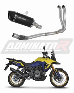 Suzuki V-Strom 800 SE / DE 2023 - 2024 Ligne complète d'échappement Collecteur Silencieux HP6 NOIR + dB killer