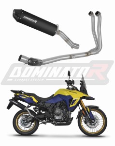 Suzuki V-Strom 800 SE / DE 2023 - 2024 Ligne complète d'échappement Collecteur Silencieux MX2 NOIR + dB killer