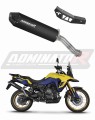 exhaust muffler DOMINATOR MX2 BLACK fits to Suzuki VStrom 800 SE / DE 2023  2024 5