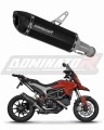 Ducati HYPERSTRADA 821 EXHAUST Muffler Auspuff Sportauspuff Silencer Echappement Silencieux Scarico Scarichi Escape Wydech Tłumik HP5 BLACK 2013 - 2015 Dominator x