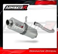 échappement silencieux DOMINATOR ovale compatible avec la moto Suzuki DR 800 S / BIG RIGHT SIDE  2