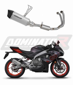 Aprilia RS 457 2024 - 2026 Ligne complète d'échappement Collecteur Silencieux Titane HP6 + dB killer