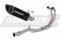 kompletny układ wydechowy z tłumikiem DOMINATOR Full System HP8 CZARNY pasujący do motocykla Yamaha MT-03 2020 - 2023 2