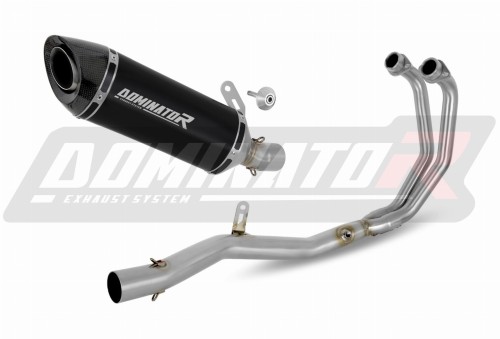 Yamaha MT-03 MT 03 2022 Exhaust Muffler Manifold Collector Auspuff Sportauspuff Silencer Echappement Silencieux Scarico Marmitta Scarichi Escape Wydech Tłumik Kolektor HP8 BLACK DOMINATOR Full Exhaust System x
