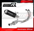 kompletny układ wydechowy z tłumikiem DOMINATOR Full System OV G2 CZARNY pasujący do motocykla Yamaha MT-03 2020 - 2023 3