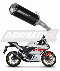 Yamaha YZF-R3 2019 - 2024 Pot d'échappement Silencieux OV G2 NOIR + dB killer medium