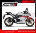wydech tłumik DOMINATOR OV G2 CZARNY pasujący do motocykla Yamaha YZF-R3 2019 - 2024 6