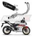 système d’échappement complet avec silencieux DOMINATOR Full System HP8 noir compatible avec la moto Yamaha YZFR3 2019  2024 2