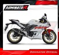 kompletny układ wydechowy z tłumikiem DOMINATOR Full System OV G2 CZARNY pasujący do motocykla Yamaha YZF-R3 2019 - 2024 6