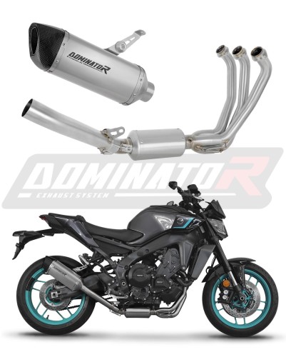 complete exhaust system with muffler DOMINATOR Full System titanium HP6 fits to Yamaha MT09 2024