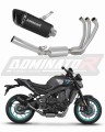 Yamaha MT-09 2024 EXHAUST Collector Manifold EX Full System Muffler Auspuff Sportauspuff Silencer Echappement Silencieux Scarico Scarichi Escape Wydech Tłumik HP6 BLACK Dominator Exhaust System X