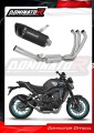 Yamaha MT-09 2024 EXHAUST Collector Manifold EX Full System Muffler Auspuff Sportauspuff Silencer Echappement Silencieux Scarico Scarichi Escape Wydech Tłumik HP6 BLACK Dominator Exhaust System