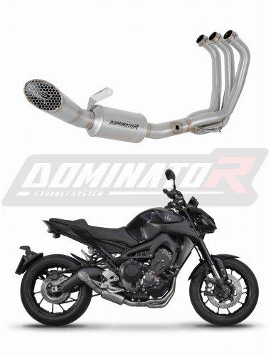 kompletny układ wydechowy z tłumikiem DOMINATOR Full System GP3 pasujący do motocykla Yamaha MT-09 2013 - 2016