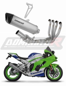 Kawasaki ZX10R / RR 2021 - 2025 Ligne complète d'échappement Collecteur Silencieux Titane HP6 + dB killer