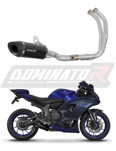 Yamaha YZF R7 2021 - 2024 Ligne complète d'échappement Silencieux HP8 NOIR + dB killer