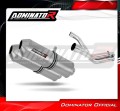 échappement silencieux DOMINATOR OVR compatible avec la moto Honda FMX 650 2005  2009 2