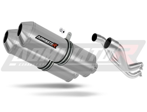 échappement silencieux DOMINATOR OVR compatible avec la moto Aprilia Pegaso 650 Strada 2005  2006
