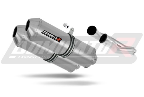 échappement silencieux DOMINATOR OVR compatible avec la moto Aprilia Pegaso 650 2001  2004