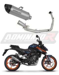 KTM 125 Duke 2024 Ligne complète d'échappement Collecteur Silencieux Titane HP8 + dB killer