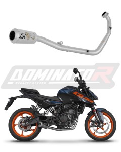 KTM 125 Duke 2024 Ligne complète d'échappement Collecteur Silencieux GPS + dB killer