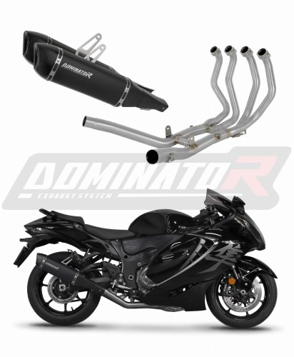 système d’échappement complet avec silencieux DOMINATOR Full System HP6 noir compatible avec la moto Suzuki GSX 1300 R Hayabusa 2021  2024
