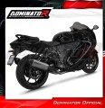 Suzuki GSX 1300 R Hayabusa 2021 - 2024 EXHAUST Collector Manifold Full System Muffler Auspuff Sportauspuff Silencer Echappement Silencieux Scarico Scarichi Escape Wydech Tłumik HP6 Titanium Dominator Exhaust System 2