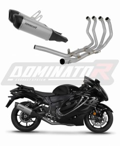 Suzuki GSX 1300 R Hayabusa 2021 - 2024 Ligne complète d'échappement Collecteur Silencieux Titane HP6