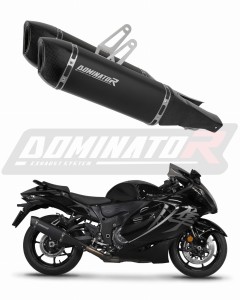 Suzuki GSX 1300 R Hayabusa 2021 - 2026 Pot d'échappement Silencieux HP6 NOIR + dB killer