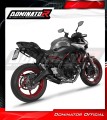 complete exhaust system with muffler DOMINATOR Full System HP8 BLACK fits to Kawasaki Ninja 650 2023  2026 4