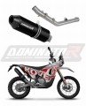 échappement silencieux DOMINATOR MX2 noir compatible avec la moto Kove 450 RALLY 2023  2025