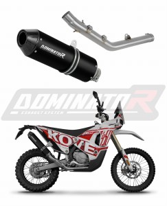 Kove 450 RALLY 2023 - 2025 Pot d'échappement Silencieux MX2 NOIR + dB killer