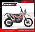 wydech tłumik DOMINATOR MX2 CZARNY pasujący do motocykla Kove 450 RALLY 2023 - 2025 4