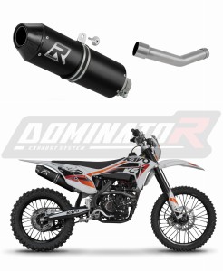 Kayo K5 300 Enduro 2024 - 2025 Pot d'échappement Silencieux MX2 NOIR + dB killer