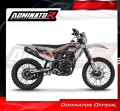 Kayo K5 300 Enduro 2024 - 2025 EXHAUST Muffler Auspuff Sportauspuff Silencer Echappement Silencieux Scarico Scarichi Escape Wydech Tłumik MX2 BLACK Dominator Exhaust System 2