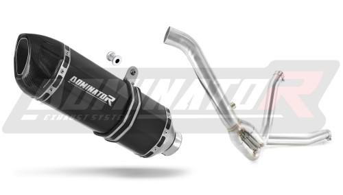échappement silencieux DOMINATOR HP1 noir compatible avec la moto Suzuki DL 650 V Strom 2007  2011