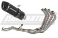complete exhaust system with muffler DOMINATOR Full System HP1 BLACK fits to Yamaha XJ 6N / S / F 2009  2016